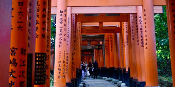 Fushimi Inari-taisha shrine in Kyoto 